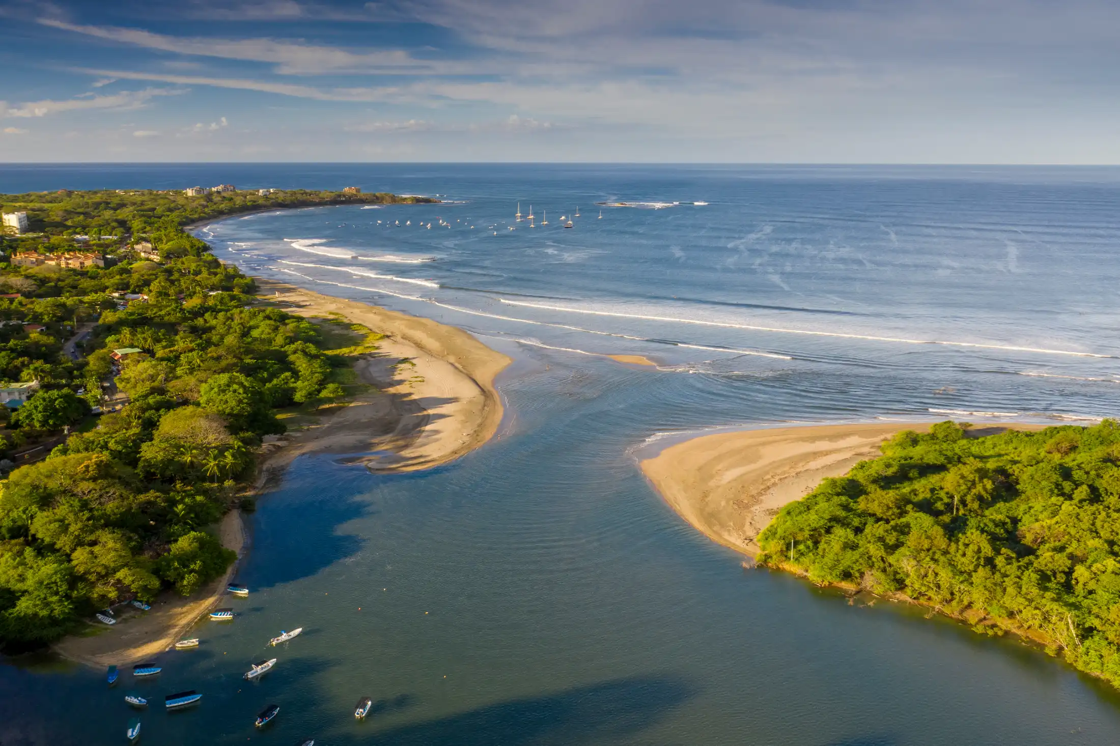 Tamarindo beach in Costa Rica